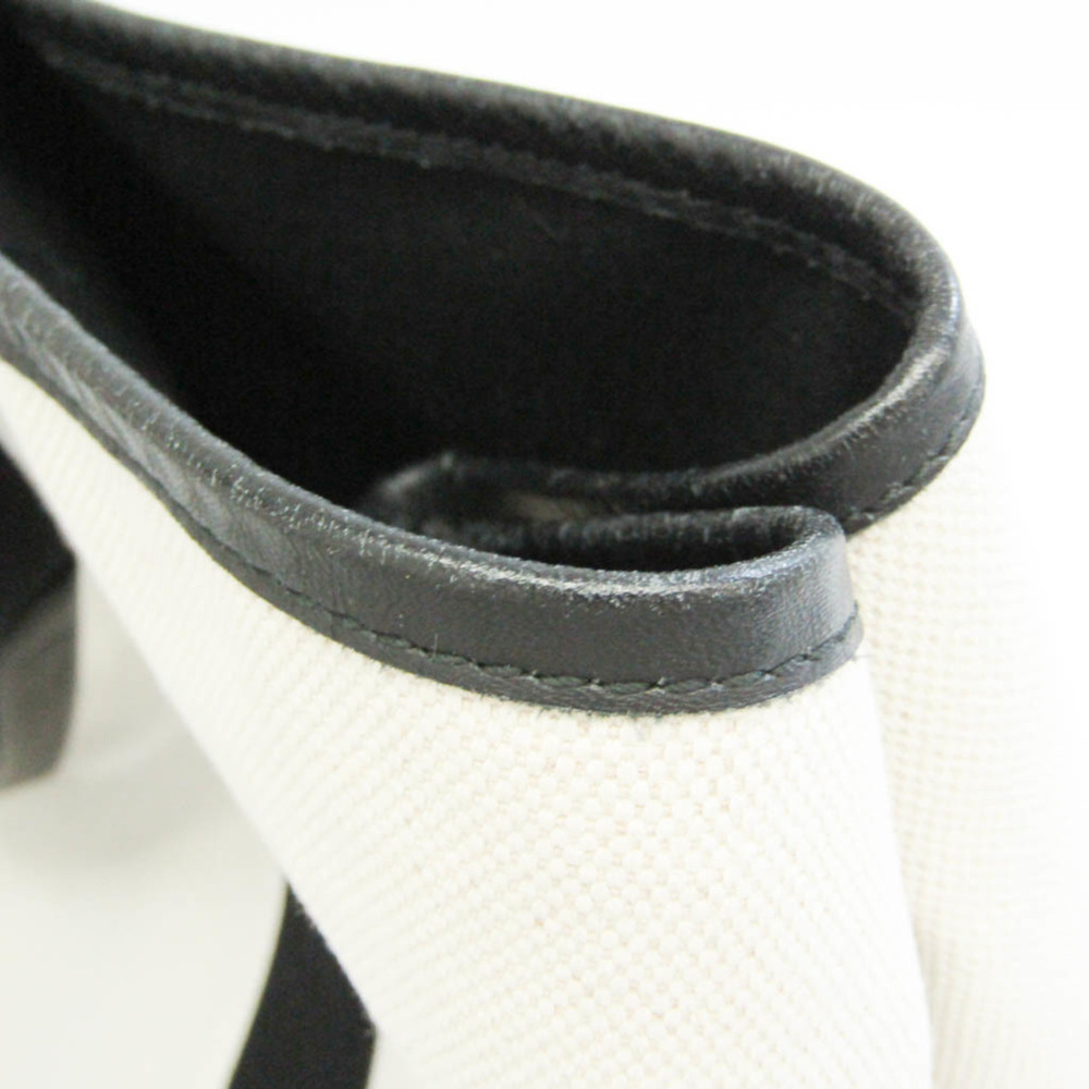 Balenciaga Navy Cabas 339936 Men,Women Canvas,Leather Handbag,Shoulder Bag,To... - Picture 9 of 13